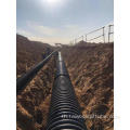 โครงสร้าง HDPE Hollow Wall Walling Tube Carat Tube